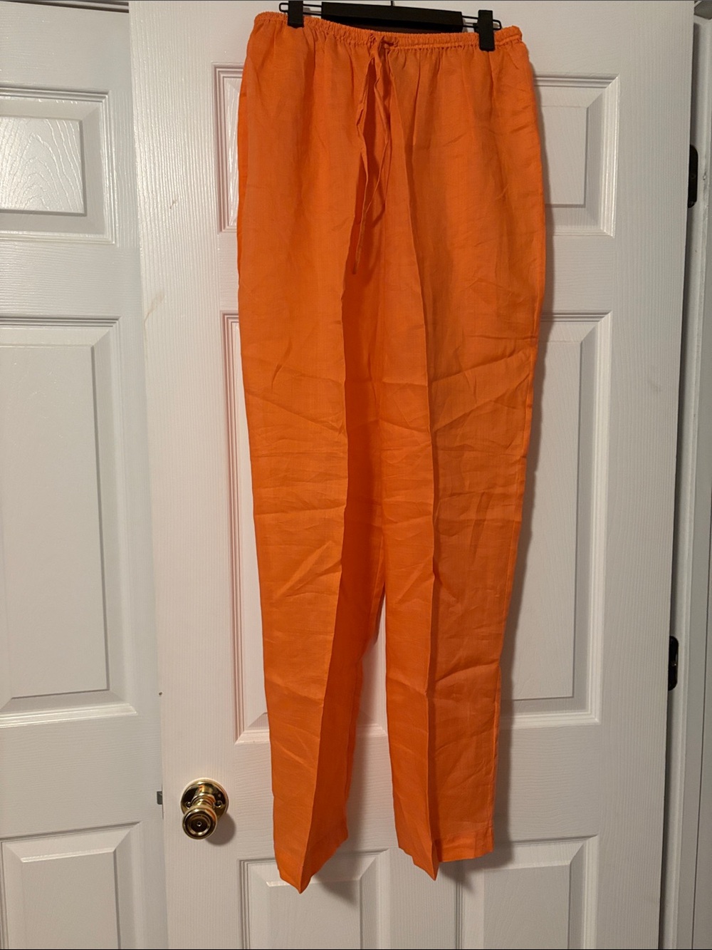 Women’s 2 piece Orange Tunic w/ Pant - Picture 4 of 8